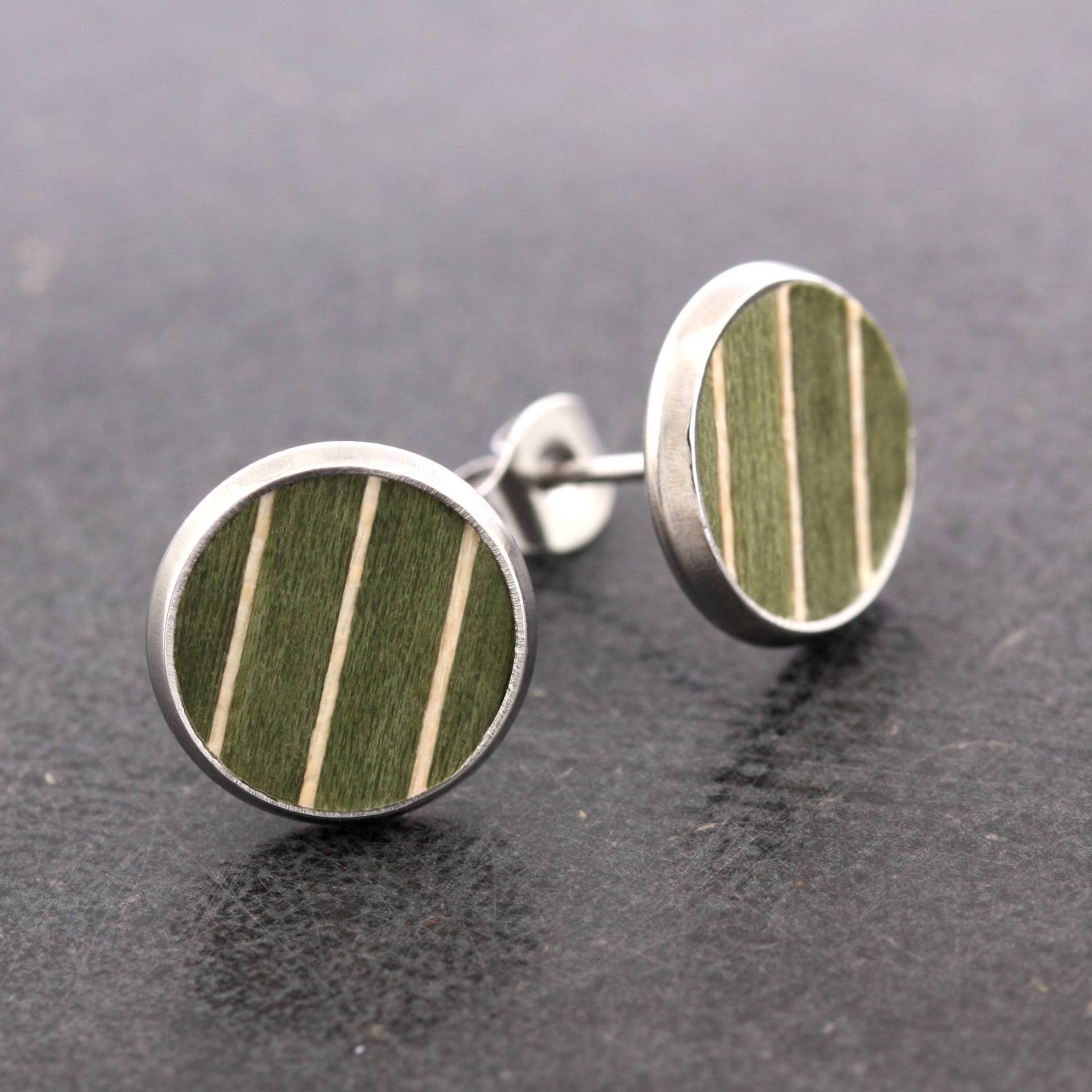Ohrstecker Aus Holz Und Hypoallergenem Edelstahl - Optional 925 Sterling Silber Ohrstecker Aus Holz Und Hypoallergenem Edelstahl - Optional 925 Sterling Silber von Ringelholz