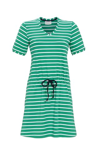 Kleid mit Ringeldessin Farbe smaragd, Größe 44 von Ringella