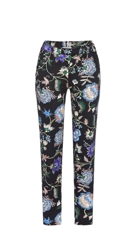 Lange Hose mit Blumenprint Farbe schwarz, Größe 44 von Ringella