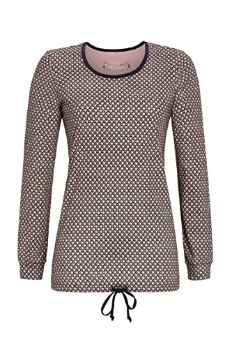 Ringella Bloomy Damen T-Shirt mit Krawattenmuster Terracotta 36 3551409,Terracotta, 36 von Ringella