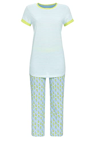 Ringella Damen *Pyjama mit 7/8 Hose Lagune 40 3211212,Lagune, 40 von Ringella