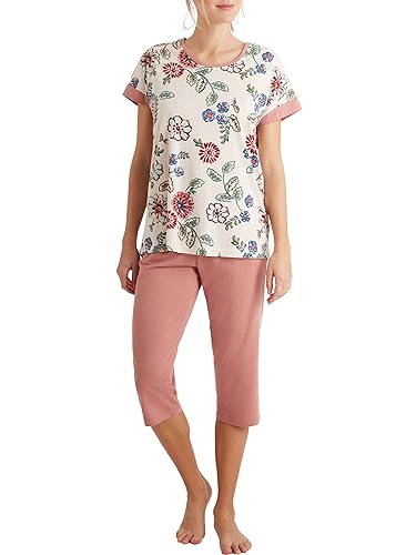 Ringella Damen *Pyjama mit Caprihose bunt 36 3211202,bunt, 36 von Ringella