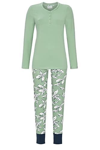 Ringella Damen *Pyjama mit kurzer Knopfleiste salvia 40 2511207,salvia, 40 von Ringella