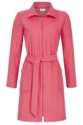 Ringella Damen Frotteemantel mit Reißverschluß flamingo 46 M118601,flamingo, 46 von Ringella