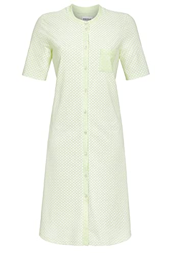 Ringella Damen Nachthemd mit Durchgehender Knopfleiste maigrün 50 3211046,maigrün, 50 von Ringella