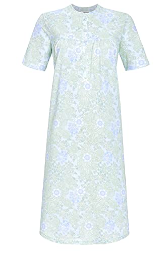 Ringella Damen Nachthemd mit Knopfleiste Sky 46 3211049,Sky, 46 von Ringella