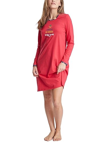 Ringella Damen Nachthemd mit Motivdruck rot 40 2511054,rot, 40 von Ringella