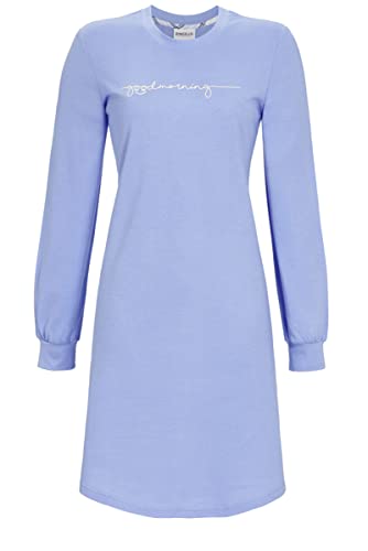 Ringella Damen Nachthemd mit Strickbündchen Blue Bell 40 3511010,Blue Bell, 40 von Ringella