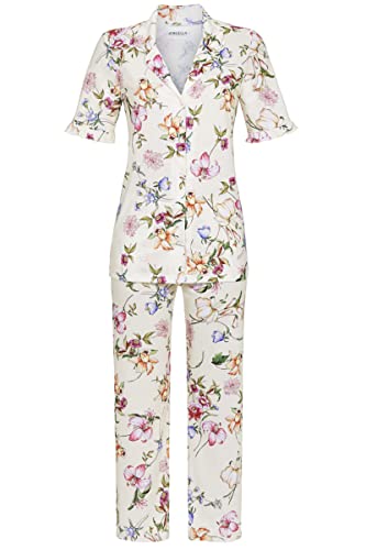 Ringella Damen Pyjama mit 7/8 Hose vanille 40 2211248,vanille, 40 von Ringella