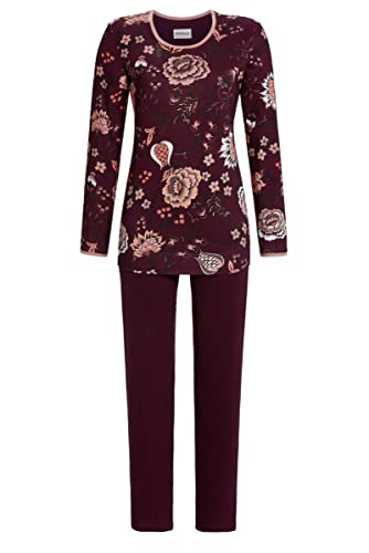 Ringella Damen Pyjama mit Floraldessin Purple Wine 42 3511215,Purple Wine, 42 von Ringella