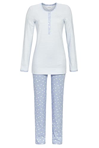 Ringella Damen Pyjama mit Knopfleiste himmelblau 40 3511242,himmelblau, 40 von Ringella