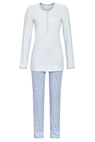 Ringella Damen Pyjama mit Knopfleiste himmelblau 46 3511242,himmelblau, 46 von Ringella