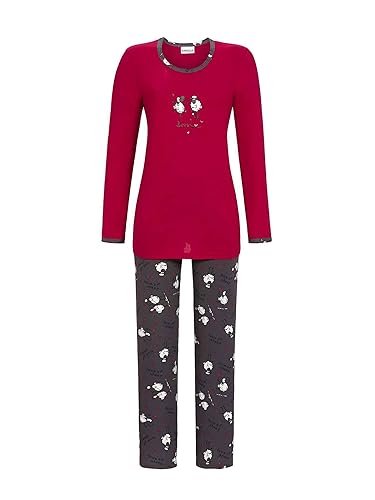 Ringella Damen Pyjama mit Motivdruck rot 44 3511224,rot, 44 von Ringella