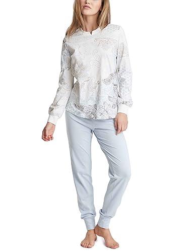 Ringella Damen Pyjama mit Strickbündchen Champagner 46 2511247,Champagner, 46 von Ringella