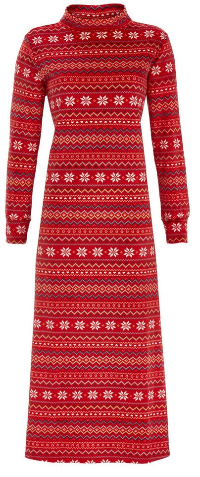 Ringella Hausanzug Damen Nikki Hauskleid lang (1 tlg) Modisches Design von Ringella