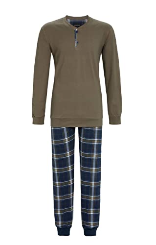 Ringella Herren Pyjama mit Strickbündchen paranuss 52 3541216,paranuss, 52 von Ringella