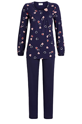 Ringella Lingerie Damen Pyjama mit Herz-Dessin Night 48 3561208,Night, 48 von Ringella