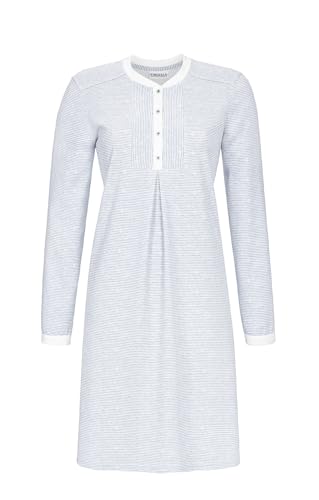 Ringella Nachthemd mit Knopfleiste Farbe Jeans, Größe 38 von Ringella