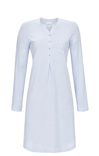 Ringella Nachthemd mit Knopfleiste Farbe ciel, Größe 44 von Ringella