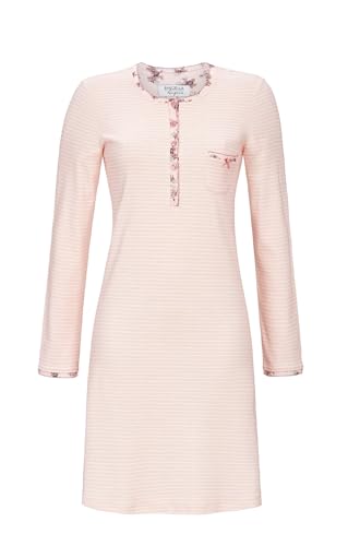 Ringella Nachthemd mit Knopfleiste Farbe mandelblüte, Größe 42 von Ringella