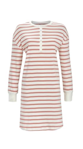 Ringella Nachthemd mit Strickbündchen Farbe teerose, Größe 40 von Ringella