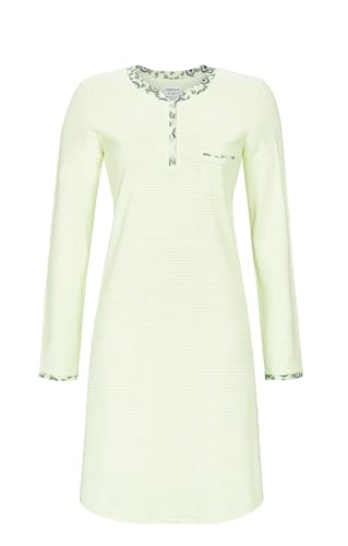 Ringella Nachthemd mit kurzer Knopfleiste Farbe Green Tea, Größe 48 von Ringella