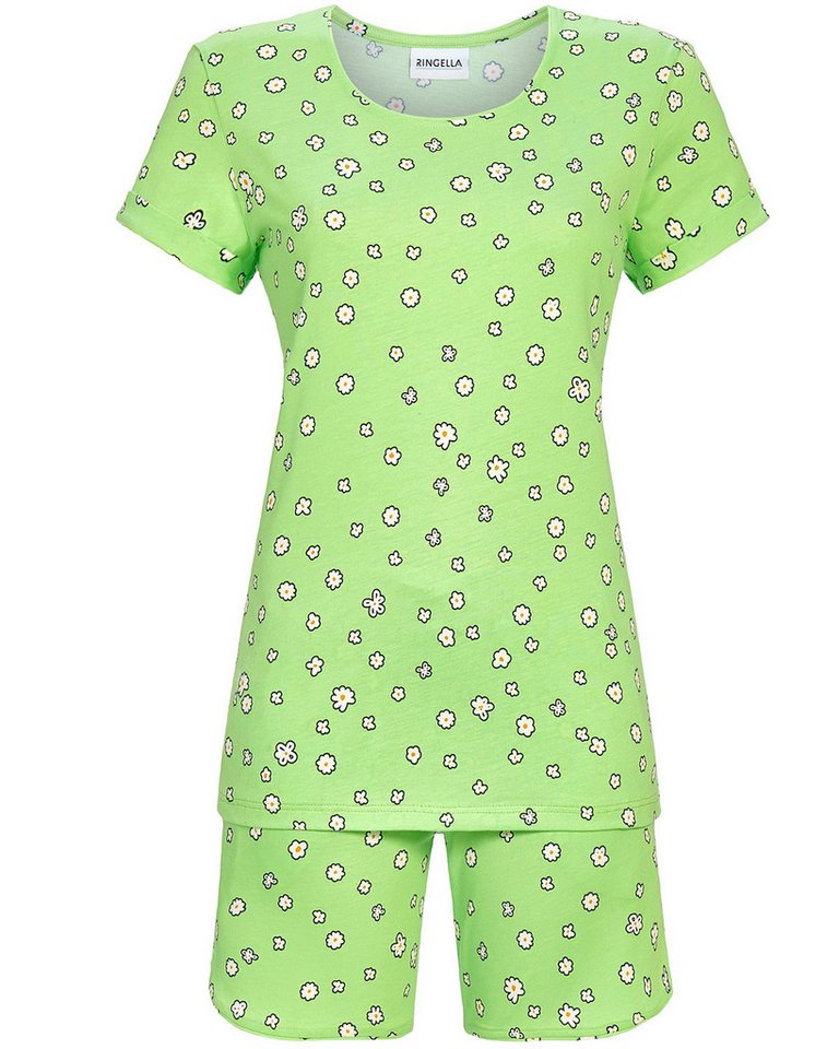 Ringella Pyjama Damen Kurzarm 'Summer Feeling' 4211310, Waldmeist von Ringella