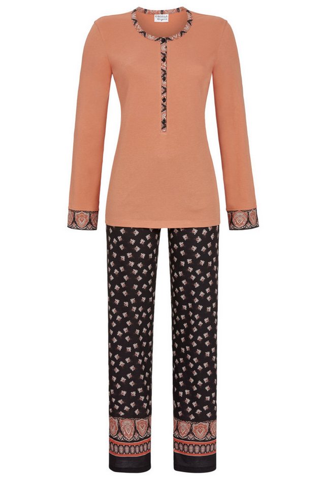 Ringella Pyjama im Retro-Style mit langer Knopfleiste (2 tlg) von Ringella