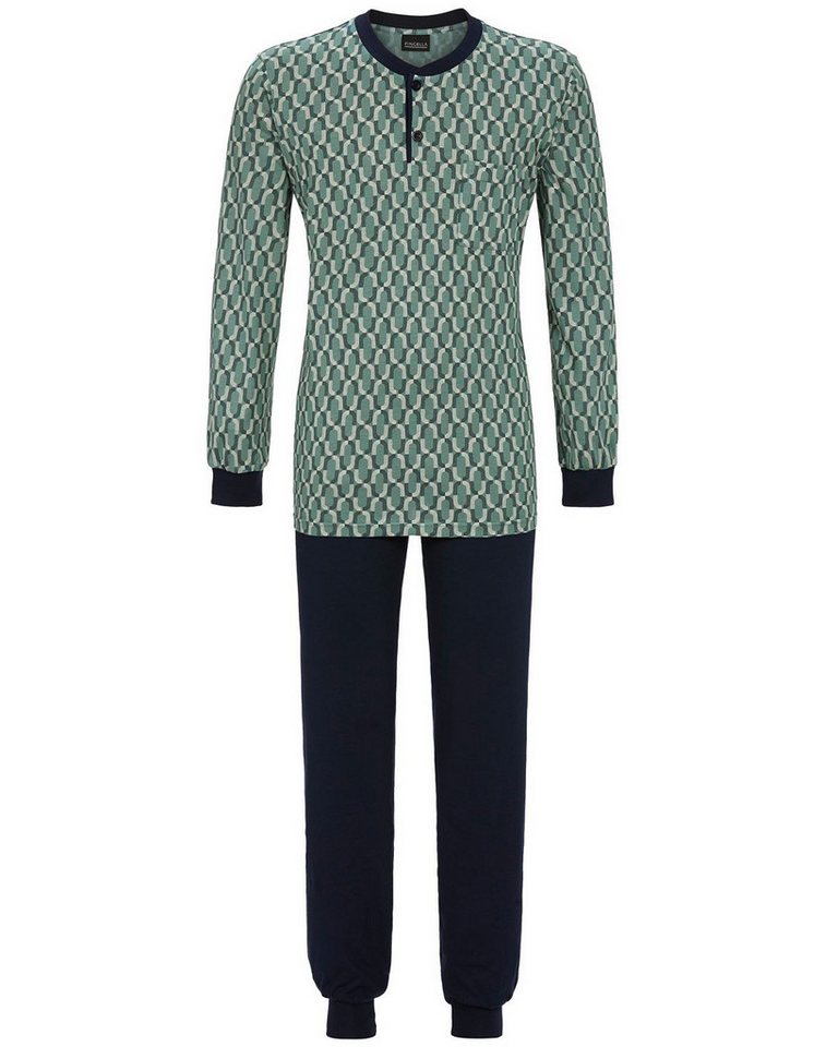 Ringella Pyjama RINGELLA Herren Langarm Pyjama 'Magnetic' 4541202 von Ringella