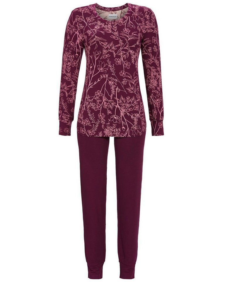 Ringella Pyjama RINGELLA Pyjama mit Strickbündchen 'Floraldessin' von Ringella