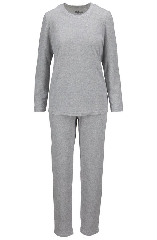 Ringella Pyjama - Schlafanzug aus geringeltem Stretchfrottee (2 tlg) Feiner Ringel von Ringella