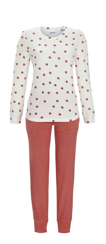 Ringella Pyjama aus Stretchfrottee mit Punktedessin von Ringella