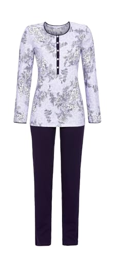 Ringella Pyjama mit Blumenprint Farbe Flieder, Größe 48 von Ringella