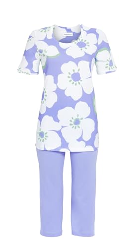Ringella Pyjama mit Caprihose Farbe Bright Blue, Größe 38 von Ringella