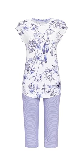 Ringella Pyjama mit Caprihose Farbe Dark Navy, Größe 44 von Ringella