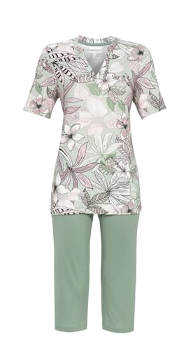 Ringella Pyjama mit Caprihose Farbe Jade, Größe 40 von Ringella