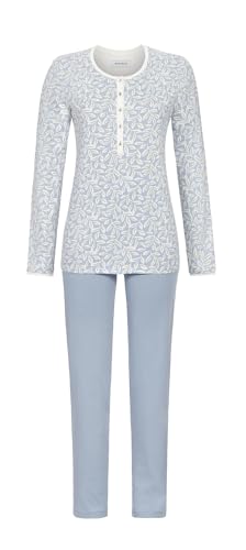 Ringella Pyjama mit Knopfleiste Farbe Smoke, Größe 48 von Ringella