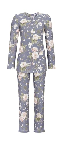 Ringella Pyjama mit Rosendruck Farbe Dark Fjord, Größe 44 von Ringella