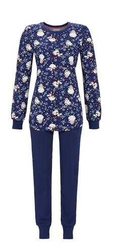 Ringella Pyjama mit Strickbündchen Farbe Dark Denim, Größe 52 von Ringella