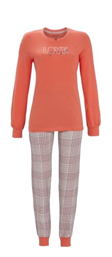 Ringella Pyjama mit Strickbündchen Farbe Geranium, Größe 36 von Ringella