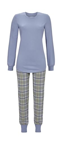 Ringella Pyjama mit Strickbündchen Farbe Jeans, Größe 38 von Ringella