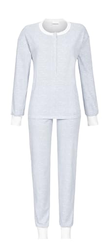 Ringella Pyjama mit Strickbündchen Farbe Jeans, Größe 46 von Ringella