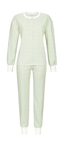 Ringella Pyjama mit Strickbündchen Farbe Salbei, Größe 42 von Ringella