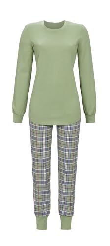 Ringella Pyjama mit Strickbündchen Farbe Salbei, Größe 44 von Ringella