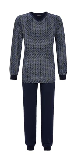 Ringella Pyjama mit Strickbündchen Größe 52, Farbe Dark Navy von Ringella