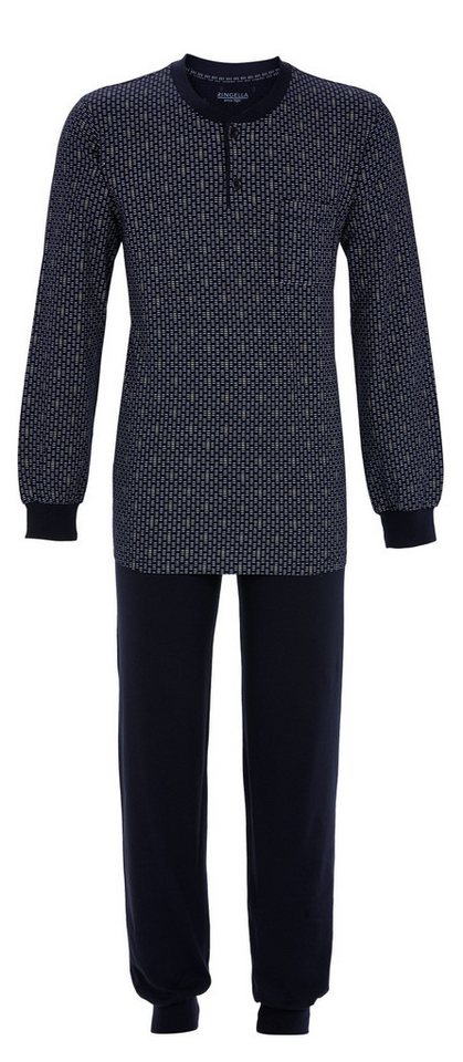 Ringella Pyjama mit Strickbündchen und Knopfleiste von Ringella