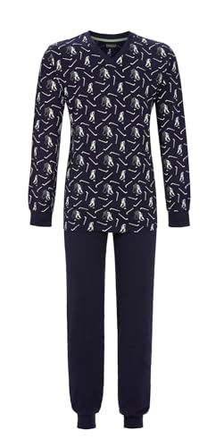 Ringella Pyjama mit V-Ausschnitt Farbe Dark Navy, Größe 54 von Ringella