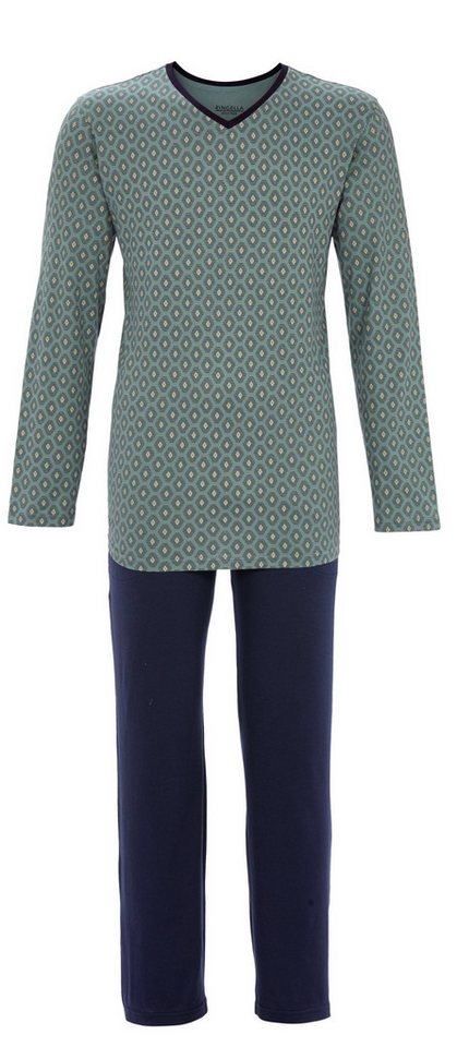 Ringella Pyjama mit V-Ausschnitt und seitlichen Eingrifftaschen von Ringella