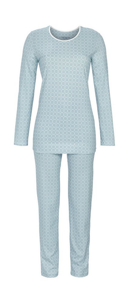 Ringella Pyjama - Schlafanzug mit geometrischem Dessin und Rundhalsausschnitt 50% Baumwolle 50% Modal von Ringella
