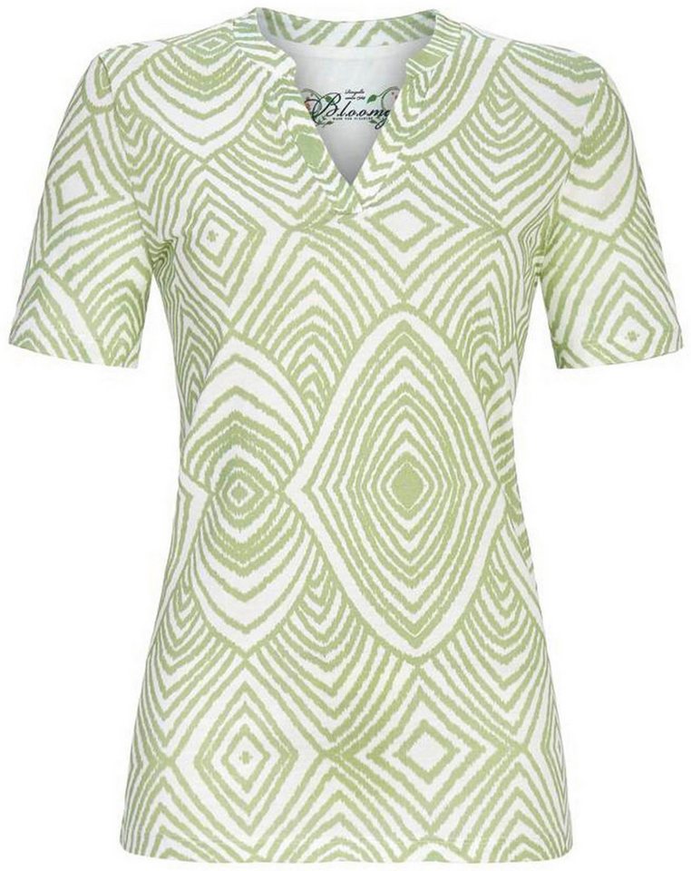Ringella Pyjamaoberteil Damen Pyjamashirt mit kurzem Arm (1-tlg) Ethno Print von Ringella